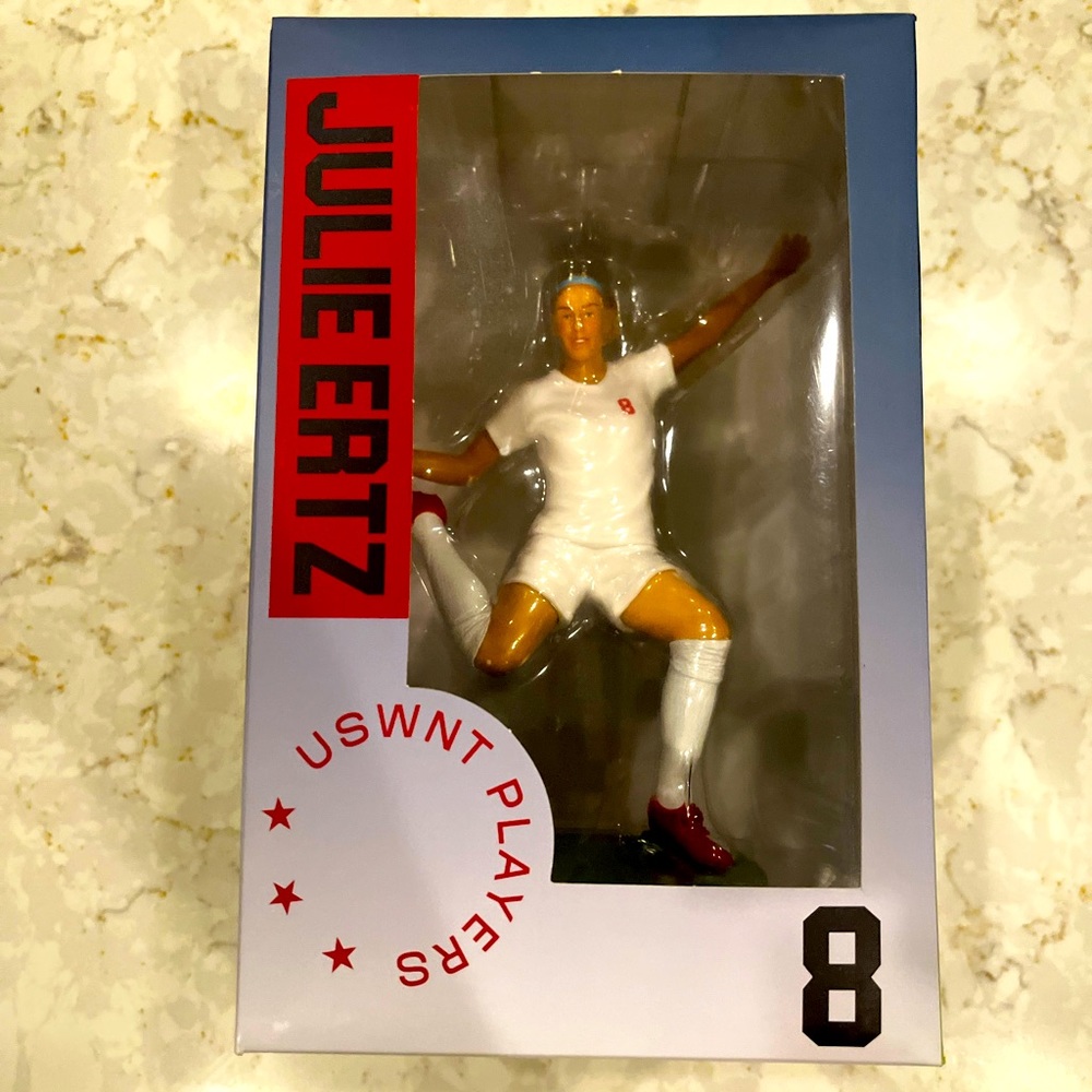 Soccer player figurine for bedroom decor sports OLYMPIC USA team collectible